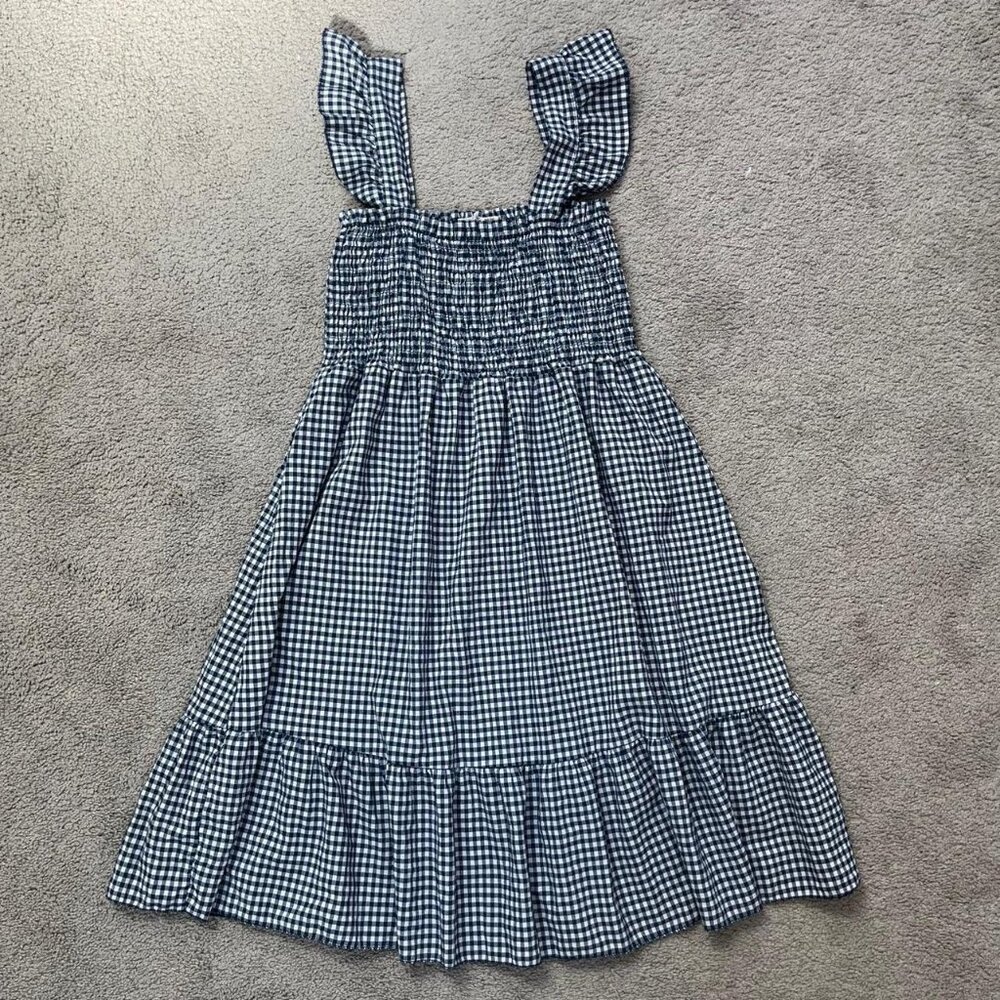 Gingham Dress Ruffle Sleeves